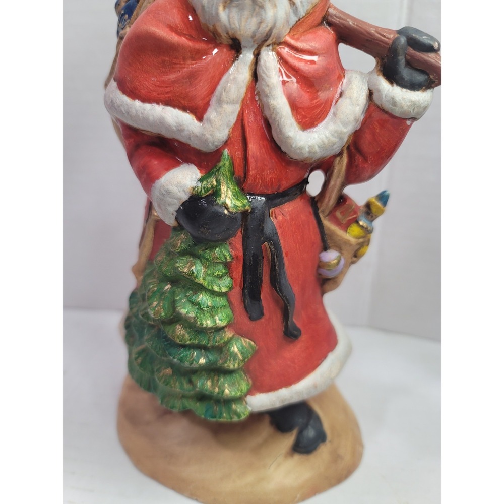 vintage ceramic santa pro fincial Mold from 1988. christmas tree packages toys - Picture 3 of 5